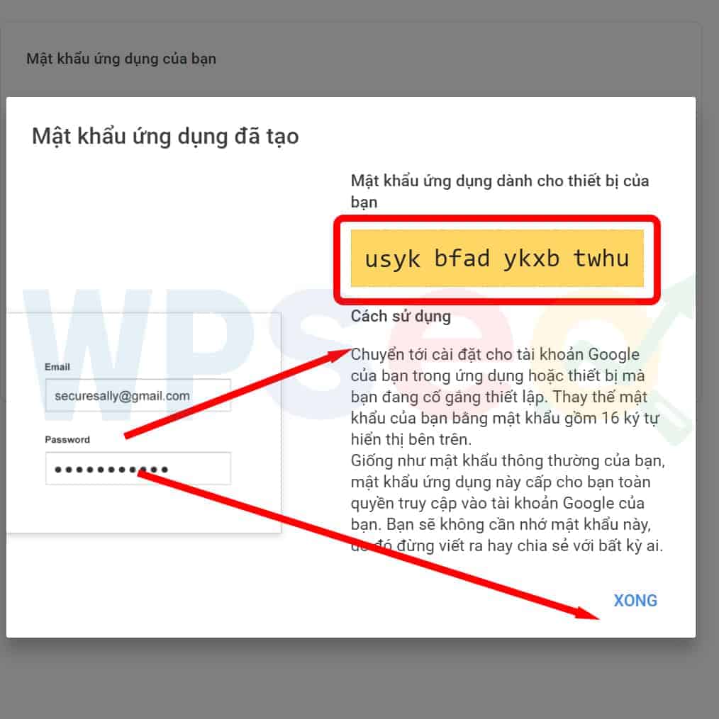 Hướng dẫn lấy mật khẩu Gmail SMTP
