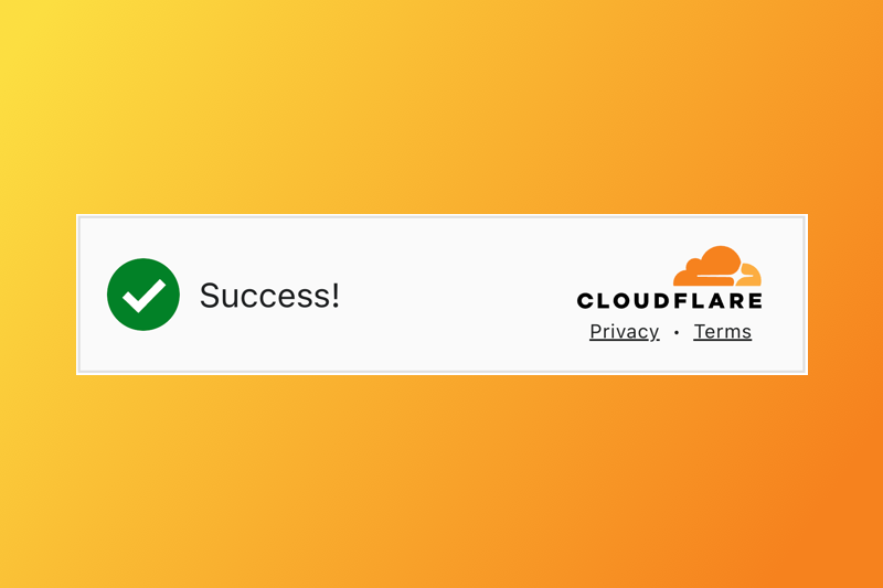 Cách cấu hình captcha Cloudflare